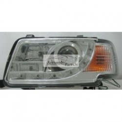 Audi 80 91-94 lukturis Devil Eyes gaišs hroms, komplekts E