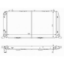 AD 80 86-91 radiators 1.6/1.8/1.9/2.0 MAN/AUT +/-KOND...