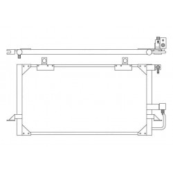 Audi 80 91-94 radiators KOND 1.6/1.8/2.0/2.6/2.8... 2