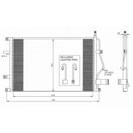 VOLVO S80 kondicioniera radiators