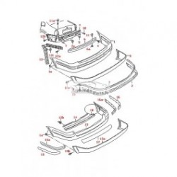 VW Passat aizmugures bampera stiprinājuma klusinātājs...
