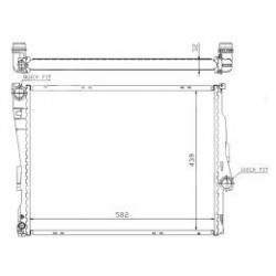 BMW 3 E46 98- radiators 1.6/1.8/2.0/2.3/1.8TD/2.0TD/2.0D...