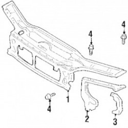 Volvo priekšas rāmis, 30655380