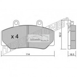 Bremžu kluči FDB 628