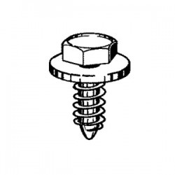 Opel skrūve pašuzgriezoša gaiša 5.3X16MM ar paplāksni...