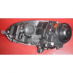 VW Golf 03-09 lukturis L XENON D2S+H7 ar motoriņu, melns...