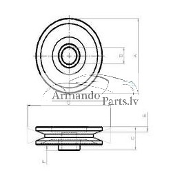 Ģeneratora skriemelis  1126600625 1126600861 