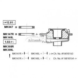 Amortizatora balsts MONROE 5035.30 5035.39