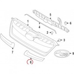Subaru Impreza 11- radiatora reste L, Hromēta 91123-FJ030