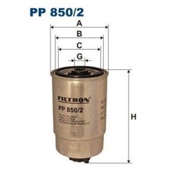 Degvielas filtrs FILTRON KC80, 3B0127400C, 1 457 434 431