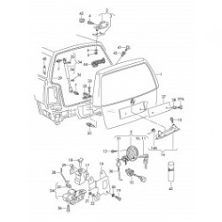 VW Bora centrālās atslēgas motora kronšteins 1J9827425D,... 2