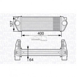 Ford  Connect 06- radiators interkūlera 1.8TDCi...