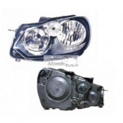 Volkswagen Golf 09- lukturis R H7+H15 Depo