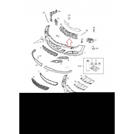 ASTRA-H 04- priekšējā bampera stiprinājums,...