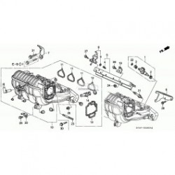 Ieplūdes kolektora blīve ELRING 052050, 17106-P1J-E01,... 2