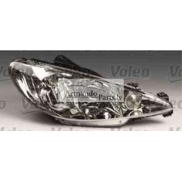 206 98-09 lukturis H7+H1 R 05- VALEO