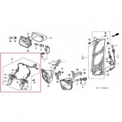 Honda CRV numura apgaismes lukturu komplekts 34100-S10-G01