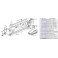 HONDA CR-V 04 Durvju moldings  75332-S9A-003