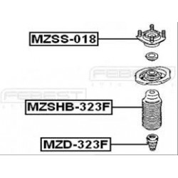 Mazda 323 Sedan 98- amortizatora atbalsts RBI CB01-34-380B 2