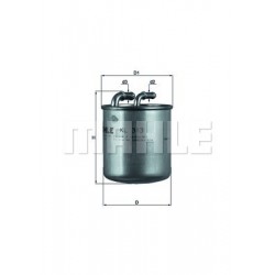 Degvielas filtrs MAHLE ORIGINAL KL313, 6460920501