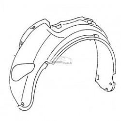 Audi A6 01- spārna sargs R 4A0821172A