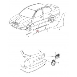Škoda Octavia 05-08 dek. uzlika (Edition 100)