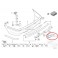 BMW E46 aizmugures bampera āķa uzlika  51127893074