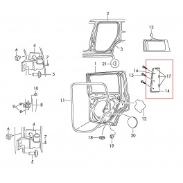 Škoda Yeti 14- aizmugures durvju uzlika R,...