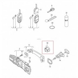 Škoda Yeti 14- dekoratīva durvju uzlika 5N0839167D