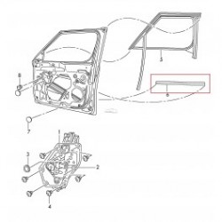 Škoda Yeti 14- priekšējo durvju uzlika R ,L, 5L0837479