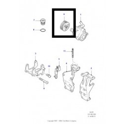 Ford Mondeo -00 stūres pastiprinātāja skriemelis 7014220