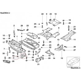 BMW E38 Gaisa luka R, 51718125968