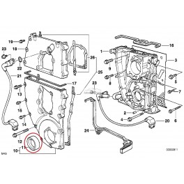 Kloķvārpstas blīvslēgs REINZ 81-28498-00,...