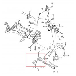 Sviras bukse MOOG LM29916M, 1K0407182, 802-0629