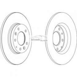 Bremžu diski FERODO DDF1500 DF29622 ADM54360 AP14888