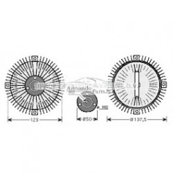 Visco sajūgs AVA QUALITY COOLING VWC273, 058121350, 6500943