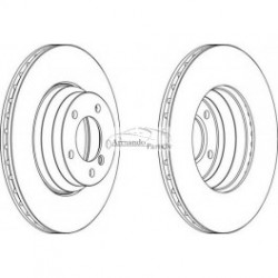 Bremžu diski FERODO DDF1535, 34116764645