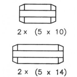 Bremžu loki CARLINE FSB225 CAR, 0 986 487 533, 424172 2