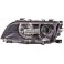 BMW 3 E46 98- lukturis L XENON D2S+H7 tumšs DEPO 63126902759