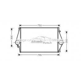 Starpdzesētājs AVA QUALITY COOLING VOA4136, 9161207, 8649471