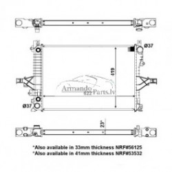 Dzesēšanas radiators NRF, 622x419x23, 8601431