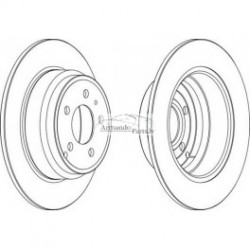 Bremžu diski FERODO DDF552, 9140144, 491-4454