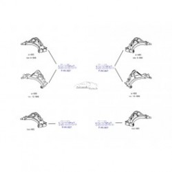 Gultņu komplekts, Torsions MOOG FI-RK-3827, TD548W,... 2