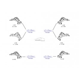 Gultņu komplekts, Torsions MOOG FI-RK-3827,...