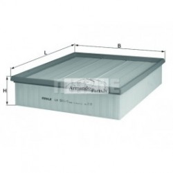 Gaisa filtrs MAHLE ORIGINAL LX511, 0030947504, 2D0129620B