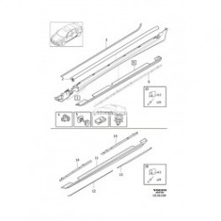 Volvo klipsis slieksnim 31216744