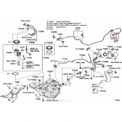 Toyota stiprinājums bākas vaciņa trosei, 7737712060