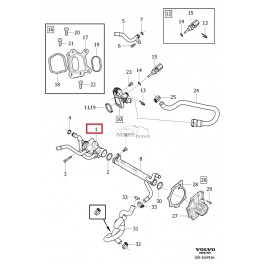 Volvo Termostats 31368373