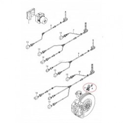 VW Amarok 10- Aizmugures ABS sensors kr. 2H0927807A