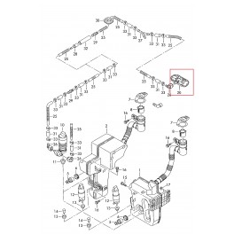 Priekšējā vējstikla mazgātāja sprausla...